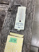 Abney Oil- Harrisburg IL Thermometer