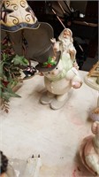 Lenox Porcelain Snowman Snowy Skier