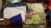 3 New Fleece Throw Blankets