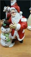 1999 Lenox Porcelain Santa Figure w/ Snowman