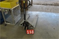 PALLET JACK STRONG WAY WORKS BUT NEEDS SOME