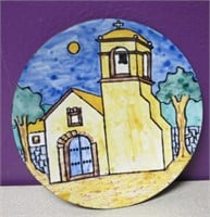 7" Chilean Enamel Church Plate