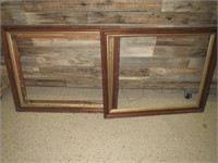 2 Vtg Wood Picture Frames