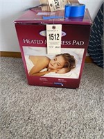 Queen size heated mattress pad