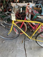 Yellow free spirit 10 speed bicycle