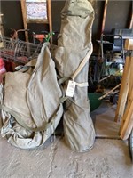 army green canvas tent