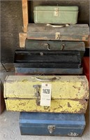 assorted tool boxes