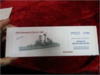 NIKO MODEL RESIN. USS GALVESTON CLG-3 1968