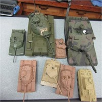 Assembled tank models.