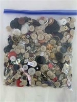 Large Bag of Assorted Buttons