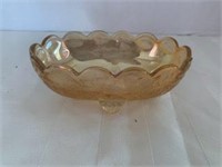 Carnival Footed Glass Bowl