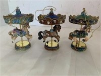 (Set of 3) Carousel Figures