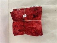 Bundle of Assorted Fabric - Red & Brown