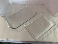 (2) "Different" 9" x13" PYREX Baking Dishes