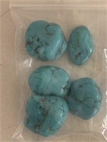 (Bag) Assorted Turquoise Pieces