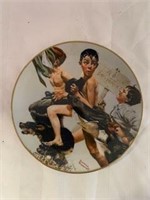 Norman Rockwell Collector Plate - No Swimming