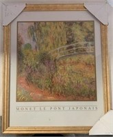 Framed Pic - Monet Le Pont Japonais