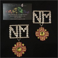 2 Small Lapel Pins - Made for a Queen Jewelry