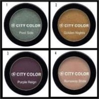 (4) City Colour 3.2g Eyeshadows, Pool Side,