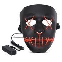 Purge Masks with Light-Up Red Wires