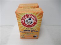 (2) "As Is" ARM & HAMMER Baking Soda, For Baking,