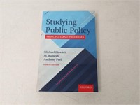 "As Is" Studying Public Policy: Principles and