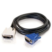 C2G 26955 DVI Male to HD15 VGA Male Video Cable,