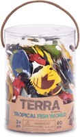 Terra Tropical Fish World by Battat, 60 Pieces,