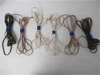 "As Is" Lot Of (6) Extension Cords, Different