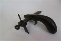 Vintage Leather Knife Gauge  / Tool 4"