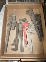 Flat of Pipe Wrenches
