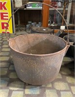 Cast iron footed kettle