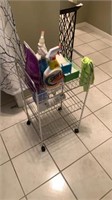 Rolling Cart and Contents