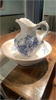 Wash Stand Bowl & Pitcher