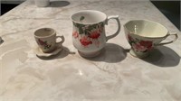 Assorted China Tea Cups
