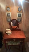 Dressing Table, Bench, Accessories