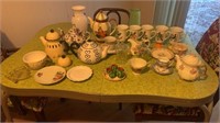 Assorted Teapots & Decor