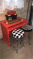 Bar Stools, Table, Toolboxes, Etc!