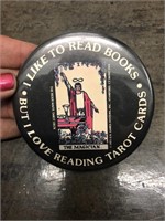 Vintage 1971 Tarot Card Button