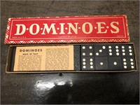 Vintage Dominoes Set Made in USA