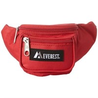 Everest Signature Waist Pack - Junior, Red, One