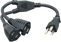 Cablelera Power Cord Extension and Splitter, NEMA