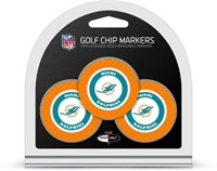 Team Golf NFL Golf Chip Ball Markers (3 Count),