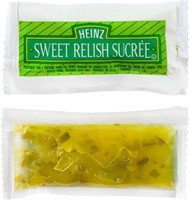 Heinz Sweet Relish, 8mL Packets, 500 Count