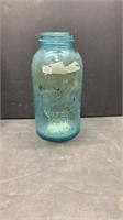 #4 Half gallon blue jar