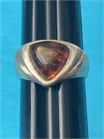 Sz.7.5 Sterling Silver Ring 4.62 Grams