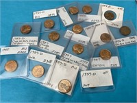 (15) 1950’s Wheat Pennies