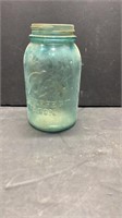 #4 Blue quart jar
