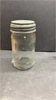 Unusual jar with zinc lid