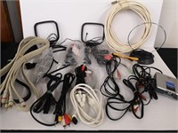 Assorted electronic cables